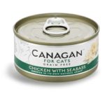 Canagan Cat Chicken With Seabass Can 75g