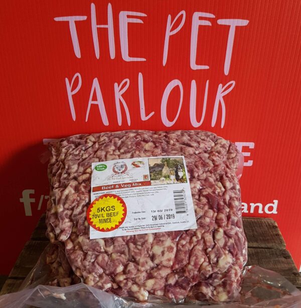 Approved Raw Plain Beef Mince 5kg