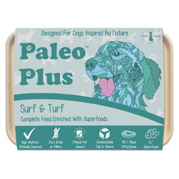 Paleo Plus - Surf & Turf 500g, Raw Dog Food, Paleo Ridge, The Pet Parlour Terenure