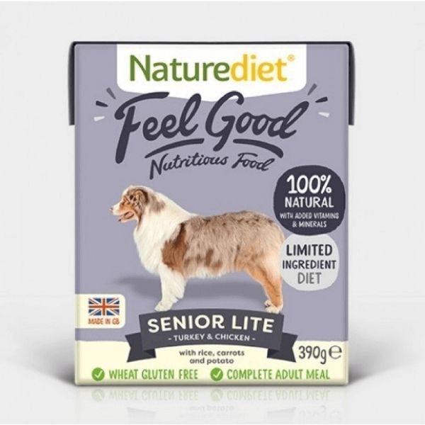 Naturediet Feel Good Senior Lite Wet Dog Food The Pet Parlour Dublin