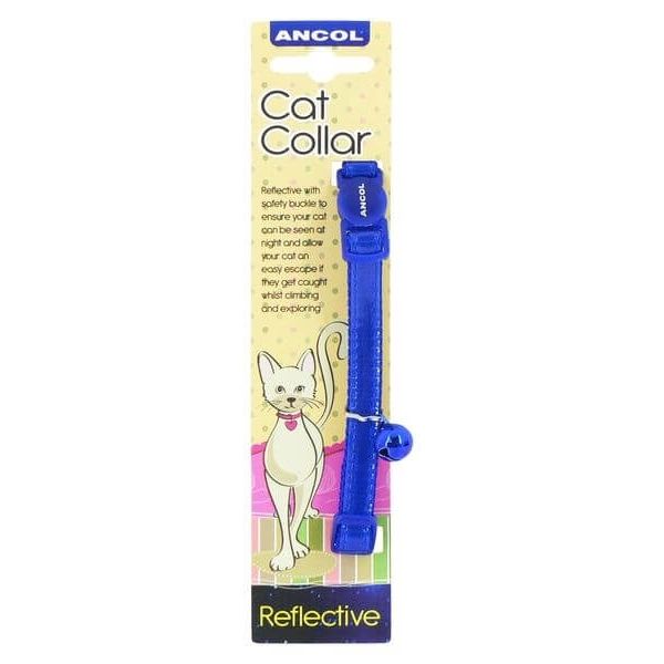 Ancol Reflective Blue Cat Collar From The Pet Parlour Dublin