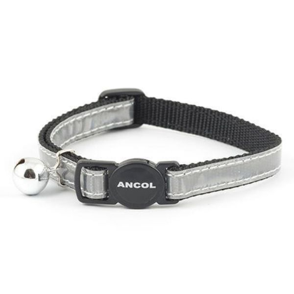 Ancol Reflective silver Cat Collar From The Pet Parlour Dublin