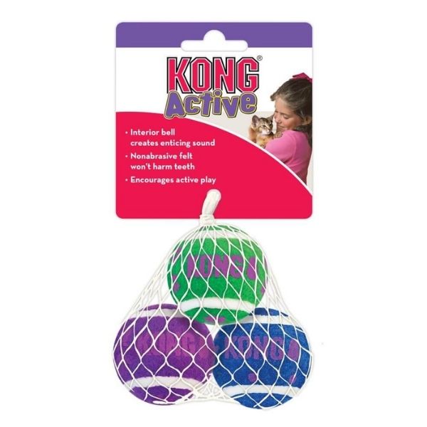 Kong Active Ball with Bells Cat Toy from The Pet Parlour Dublin