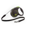 Flexi Dog Lead Black Design From The Pet Parlour Dublin