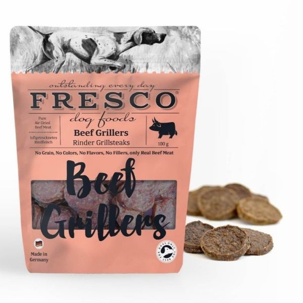 Fresco Beef Grillers Dog Treats From The Pet Parlour Dublin