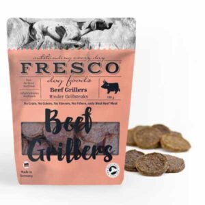 fresco dog treats beef