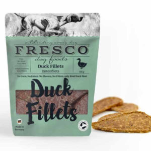 fresco dog treats duck