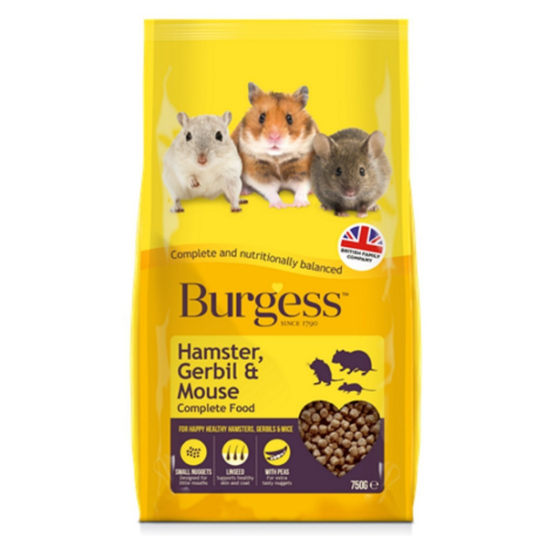 Burgess Hamster Gerbil Mouse Food from The Pet Parlour Dublin