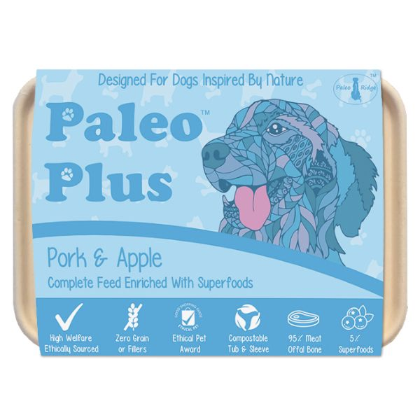 Paleo Ridge Paleo Plus - Pork & Apple - 500g - Raw Dog Food