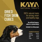 Kaya Natural Treats Dried Fish Skin Cubes from The Pet Parlour Dublin
