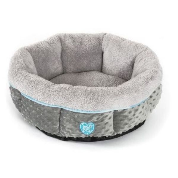 Small Bite Fluffy Dog Bed Blue The Pet Parlour Dublin
