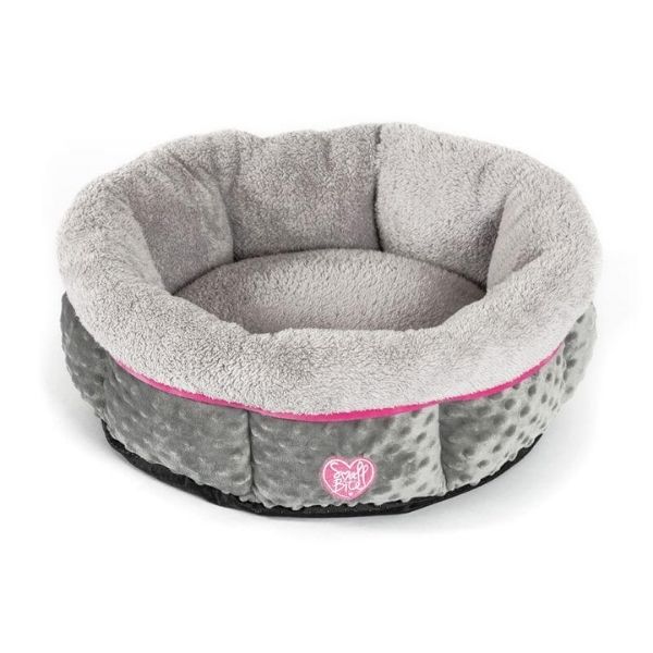 Small Bite Fluffy Dog Bed Pink The Pet Parlour Dublin
