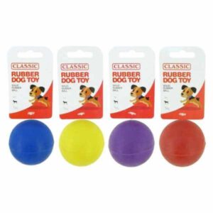 dog toy solid rubber ball
