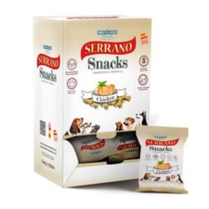 Serrano chicken dog treats