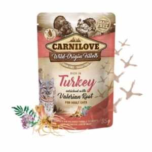 Carnilove Wet Cat Pouch Turkey enriched with Valerian Root - 85g