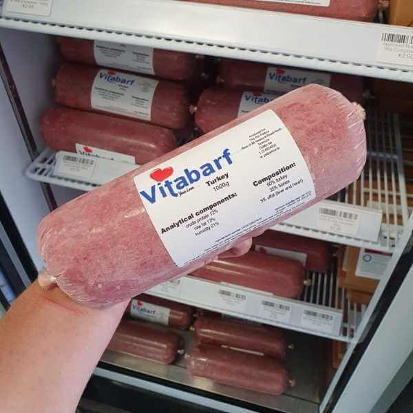 Vitabarf raw dog food