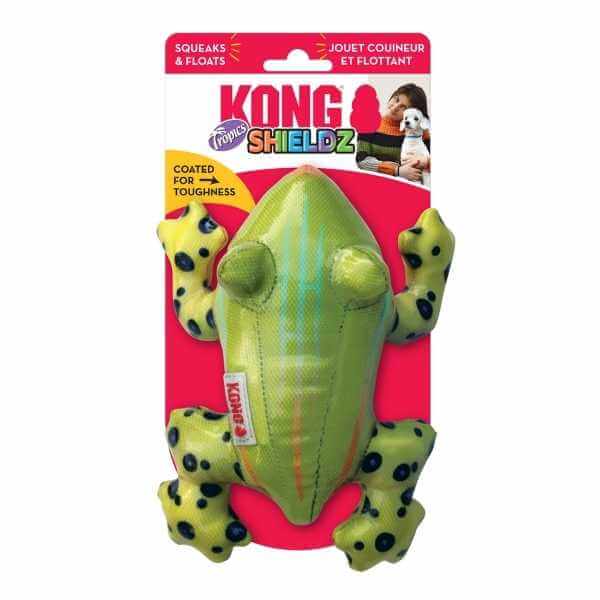 kong dog toys shieldz tropics frog