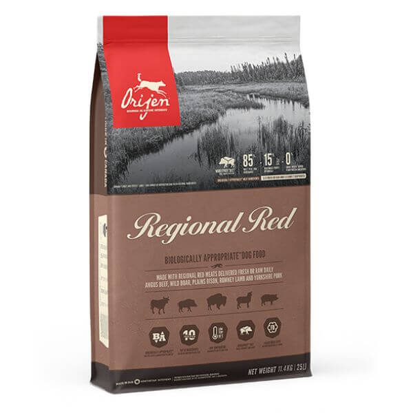 Orijen Red Dog Food image to buy online from The Pet Parlour Pet Food & Accessories