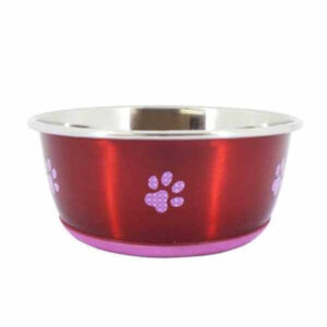 red dog bowl to buy online from The Pet Parlour Pet Food & Accessories