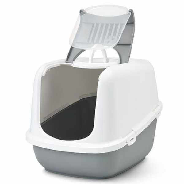 hooded cat litter tray