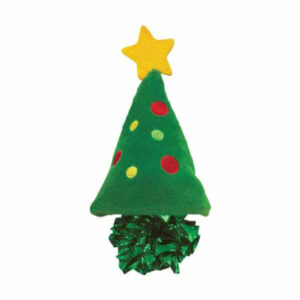 chistmas tree kong cat toy