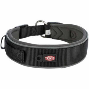 trixie extra wide padded dog collar black.jpg