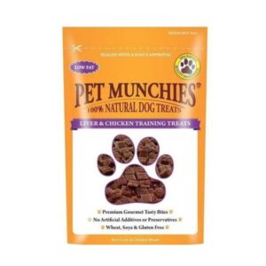 pet munchies liver & chicken training treats