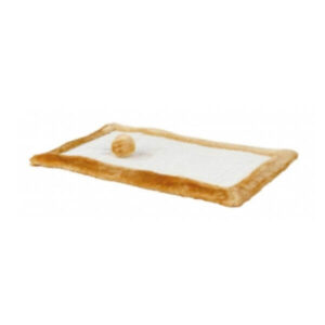 trixie scratching matt with plush border