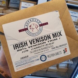 approved raw wild irish venison