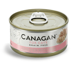 canagan cat chicken with ham can 75g