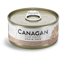 canagan cat chicken with crab can 75g