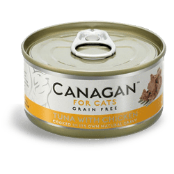 canagan cat tuna with chicken can 75g