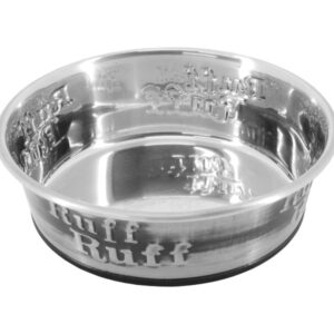 embossed stainless steel feeding bowl
