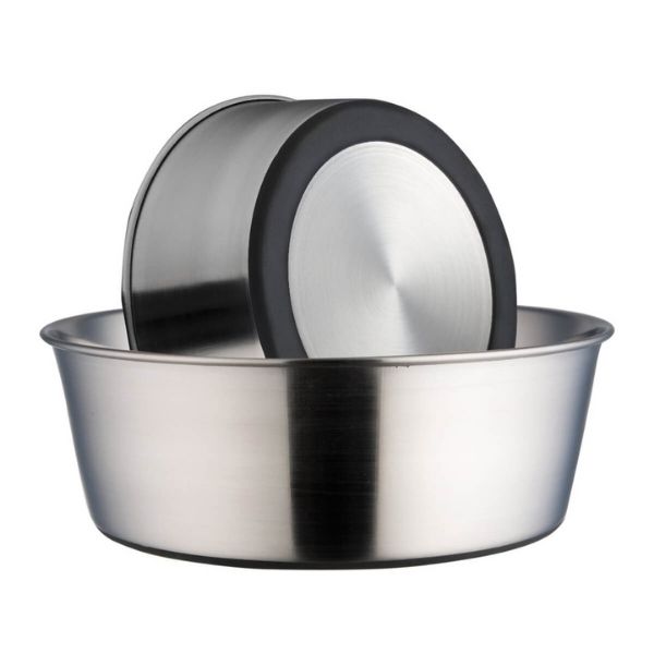 stainless steel non slip dog bowl