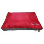 kool mattress padded dog bed red