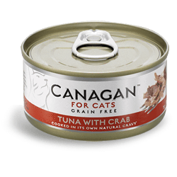 canagan cat tuna with crab can 75g