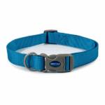 ancol viva quick fit dog collar blue