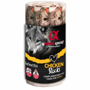 alpha spirit moist dog treat sticks