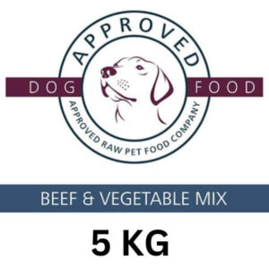 approved raw beef & veg mince 5kg