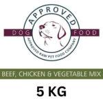 approved raw beef & chicken mince 5kg