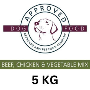 approved raw beef & chicken mince 5kg