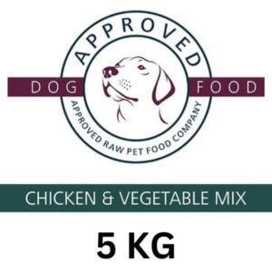 approved raw chicken & veg mince 5kg