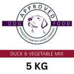 approved raw duck & veg mince 5kg