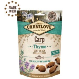 carnilove grain free dog treats carp