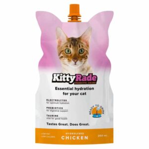 kittyrade prebiotic drink for cats chicken