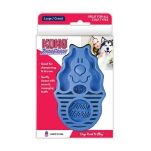 kong zoom groom dog brush (firm)