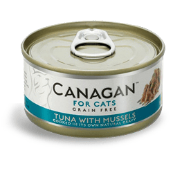 canagan cat tuna with mussels can 75g