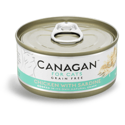 canagan cat chicken with sardine can 75g