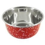 cheeko red granite feeding bowl
