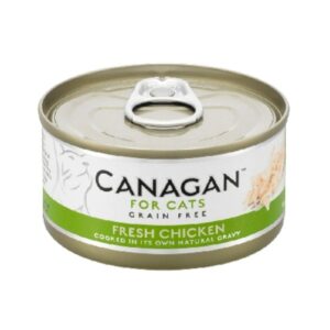 canagan cat fresh chicken can 75g